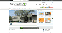 Desktop Screenshot of naperville203.org